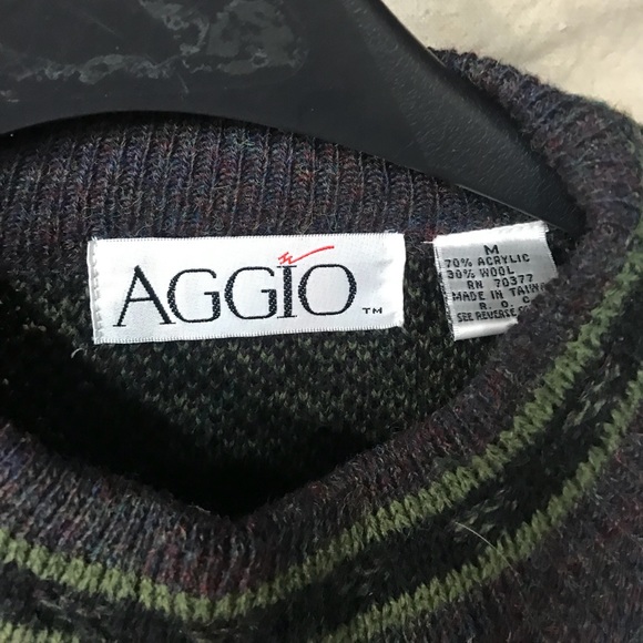 Vintage men's size M Aggio sweater - Picture 3 of 3